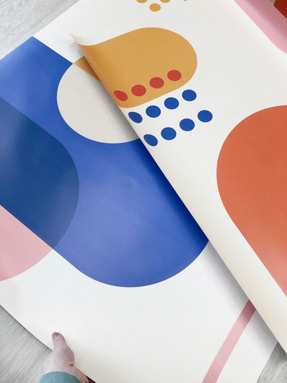 Geometric Fridge Wrap Boho Refrigerator Wrap