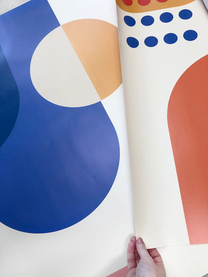 Geometric Fridge Wrap Boho Refrigerator Wrap