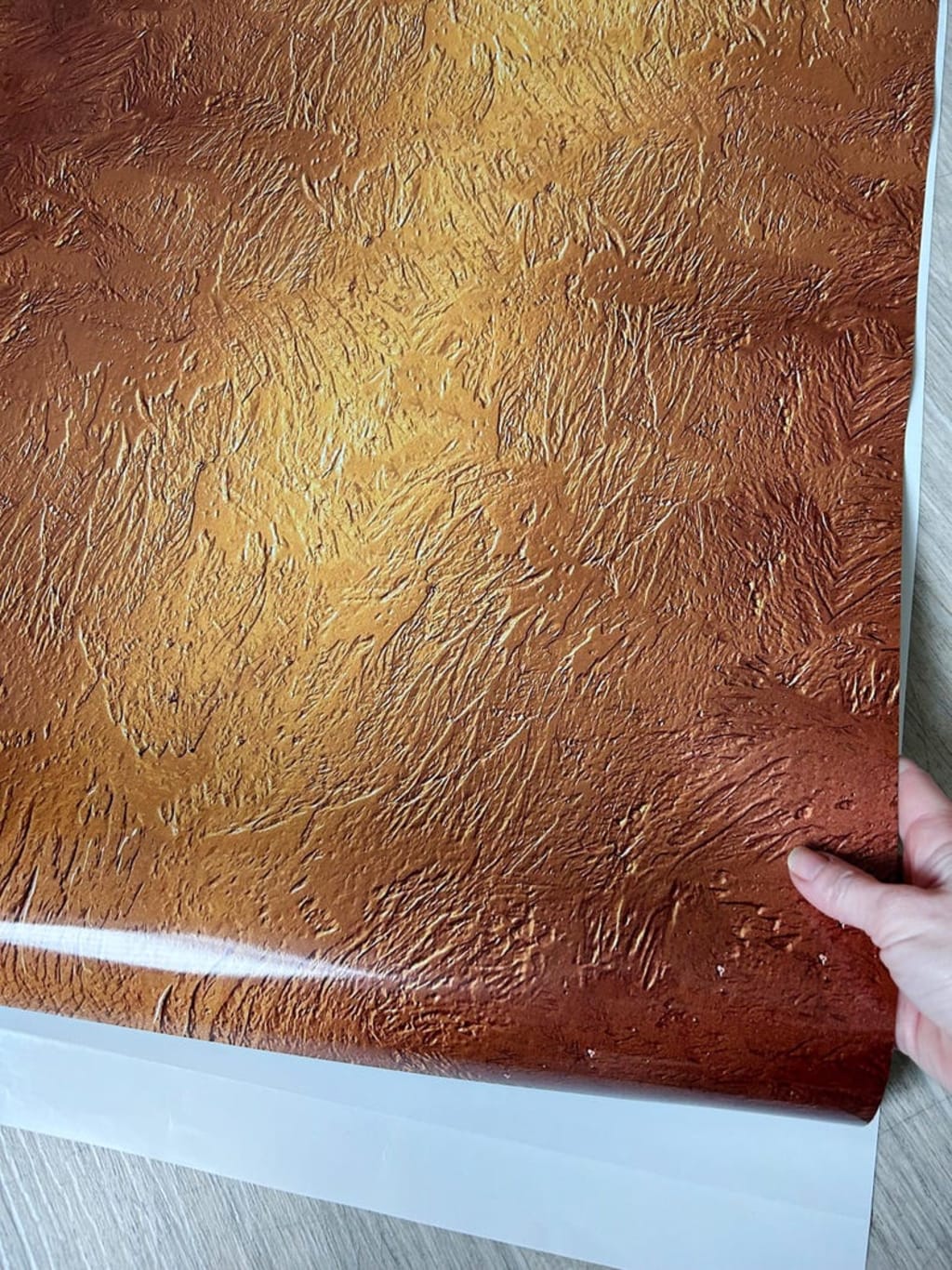 Fridge Wrap Copper Vintage Rustic