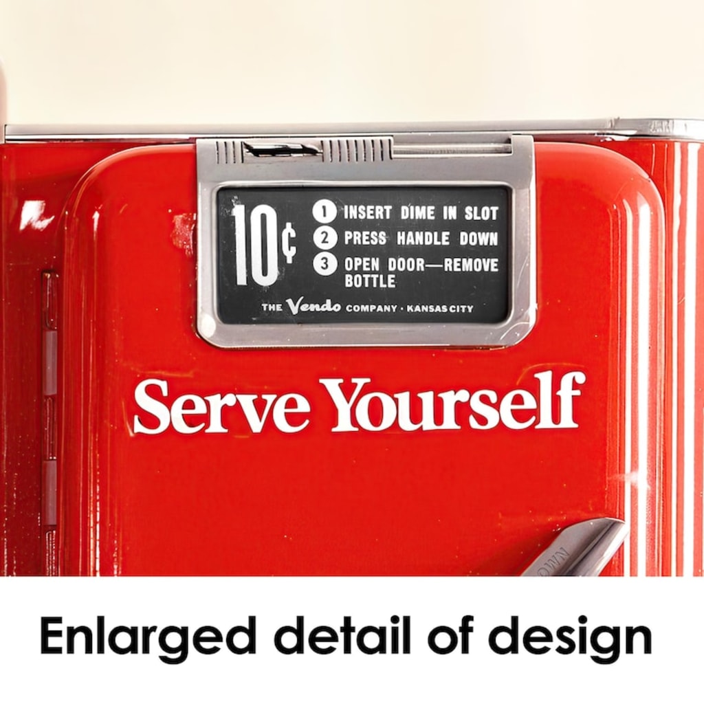 Vintage Coca-Cola Machine Fridge Wrap