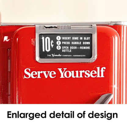 Vintage Coca-Cola Machine Fridge Wrap